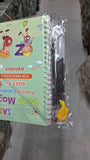 Best selling Magic Practice Copybook (4 BOOKS,1 PEN,1 GRIP,10 REFILL)