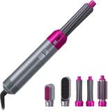 Muti-Functional 5 IN 1 Hair Styling Tool Detachable Hot Air Brush Hair Dryer with Comb